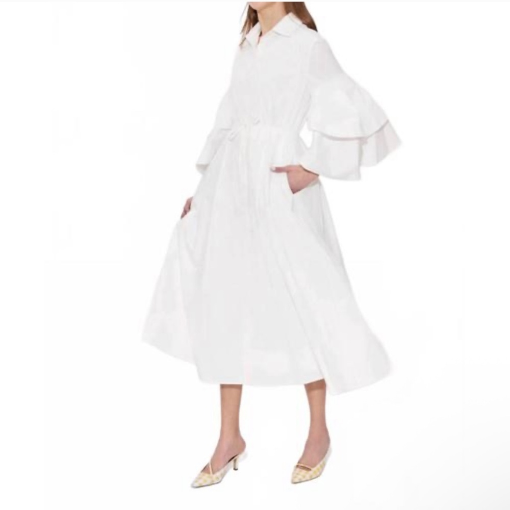 Rosie assoulin fiesta shirt dress size 2